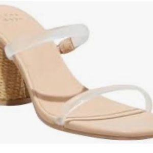 WOMEN’S A NEW DAY MILEY CLEAR DRESS SHOES HEELS